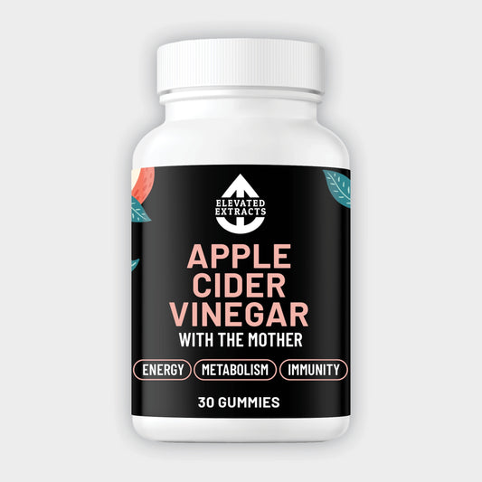 Elevated Extracts Apple Cider Vinegar Gummies with the Mother - 30pc